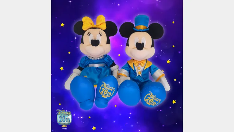 ディズニーチャンネル20周年オリジナルミッキー&ミニーぬいぐるみセット ディズニー・チャンネル20周年オリジナル ミッキー＆ミニーぬいぐるみ