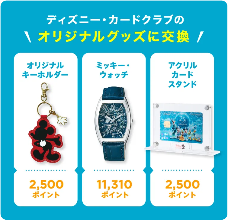 オリジナルグッズに交換