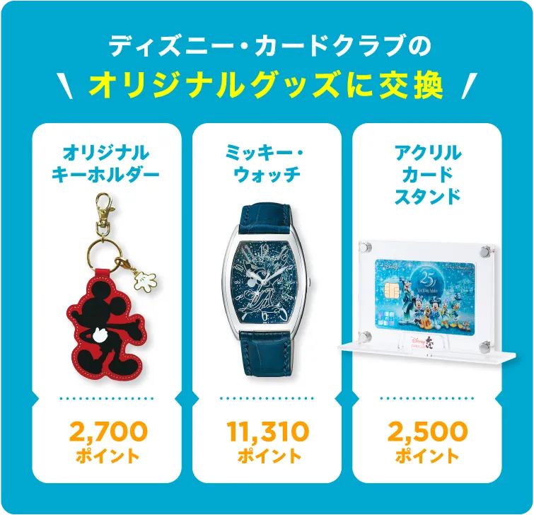 オリジナルグッズに交換